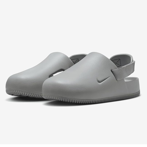 Nike Shoes - NIKE ‘Calm’ Mules In Light Smoke Grey